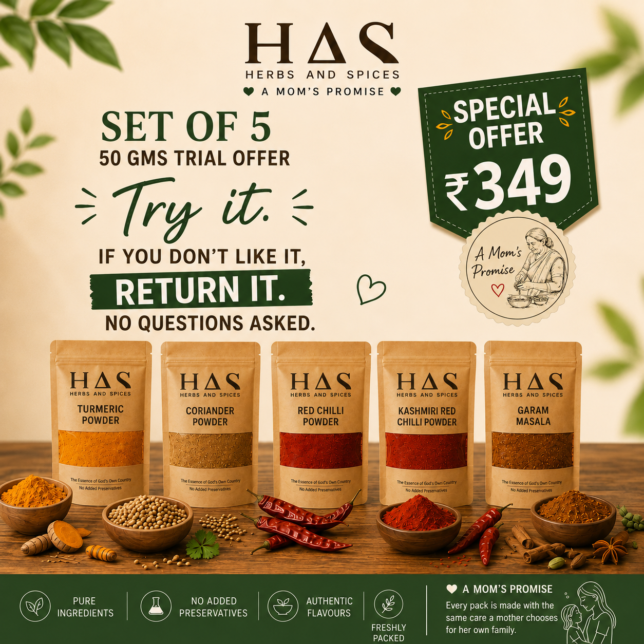 HAS Essential Spice Bundle